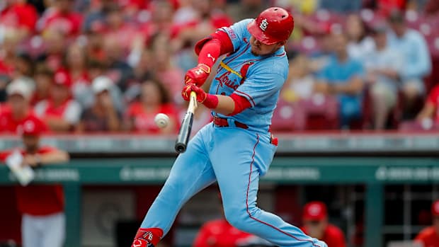 St. Louis Cardinals slugger Nolan Gorman